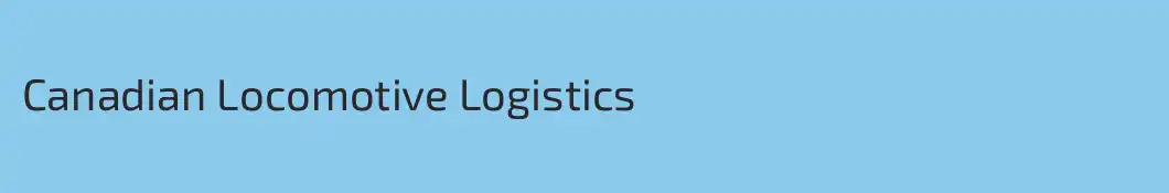 Canadian Locomotive Logistics